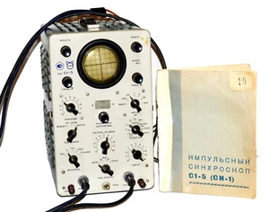 Vintage SELTEN sowjetische Röhrenpulssynchroskop S1-5 (SI-1) 220V UdSSR 1960ERer - Bild 1 von 8