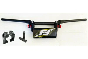 Fasst Flexx Flex 10 Degree Enduro High Handlebar Yellow Pad + Rox Riser Fast - Picture 1 of 2