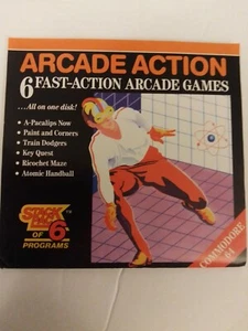 Commodore 64 / 128 Arcade Action von Sharedata Vintage Software 5,25" Diskette - Bild 1 von 3