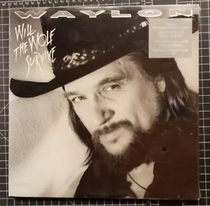 WAYLON JENNINGS Will The Wolf Survive LP SEALED w/ HYPE STICKER 1981 Vinyl NEW - Picture 1 of 2