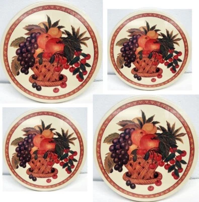 4 CUBIERTAS DE QUEMADOR DE ESTUFA DE ACERO (2-10", 2-8") FRUTAS TROPICALES, UN TAKET A TAKET, RLD Foto 1 de 4