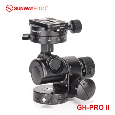 SunwayFoto GH-PRO II Geared Head Panoramic Tripod Head for Cam Sony Canon Nikon - Image 1 of 4