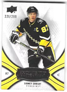 2022-23 Upper Deck Black Diamond Sidney Crosby Reto Exquisite Collection /299 - Picture 1 of 1