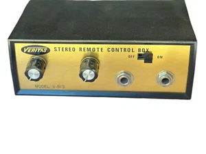 VERITAS Stereo Remote Control Box V-913 1970's Vintage Hi Fi Audio Untested EUC - Picture 1 of 2
