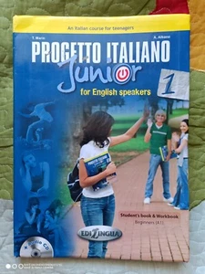 PROGETTO ITALIANO JUNIOR FOR ENGLISH SPEAKERS - STUDENT’S BOOK AND WORKBOOK (A1) - Picture 1 of 1