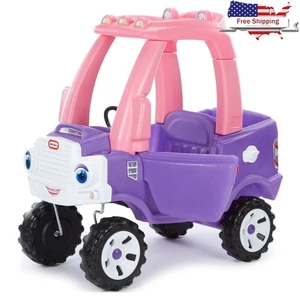 Acogedor camión Princesa paseo en juguete niños pequeños edades 1-5 pies hasta el piso con mango de empuje - Imagen 1 de 12