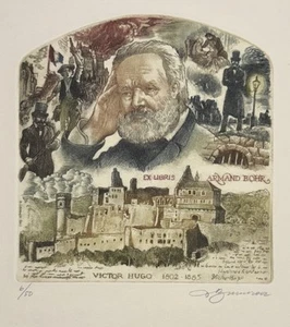 DAVID BEKKER: Exlibris for Amand Bohr; 2002; in Passepartout - Imagen 1 de 2