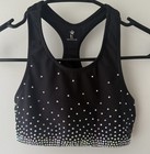 Rebel Athletic Crystal On The Go Sports Bra Youth Large