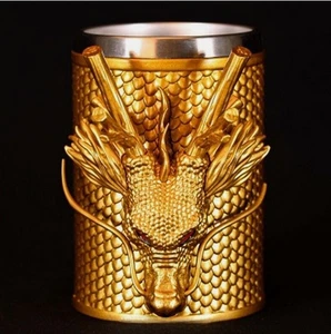 1/1 Scale PSD STUDIO Shenron Dragon Ball Water Cup Stainless Steel+Resin 400ML - Picture 1 of 6