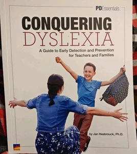 Conquering Dyslexia: A Guide to Early Detection PB, by Jan Hasbrouck Ph.D. 2020 - Picture 1 of 3