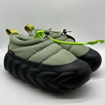 Crocs Overpuff Cordura Shorty Shoes Women 8 Moss Green Black 210920-3WP - Image 1 of 4