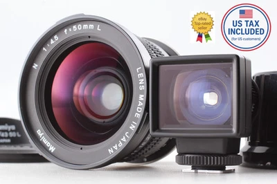 w / Finder & Hood [MINT] Mamiya N 50mm F/4.5 L Lens for Mamiya 7 7II From JAPAN - Image 1 of 4