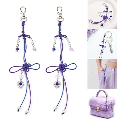 Kpop Demons Hunter Knot Keychain for Girls Women Concert Outfit Fans Accessories - Image 1 of 4