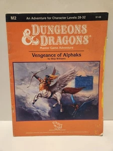 Dungeons & Dragons Vengeance of Alphaks Adventure Module M2 1986 TSR 9148 - Imagen 1 de 12