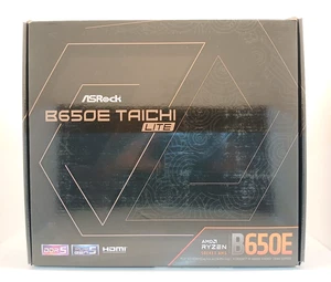 Asrock B650E Taichi Lite AMD Socket AM5 DDR5 E-ATX Motherboard - Bild 1 von 10