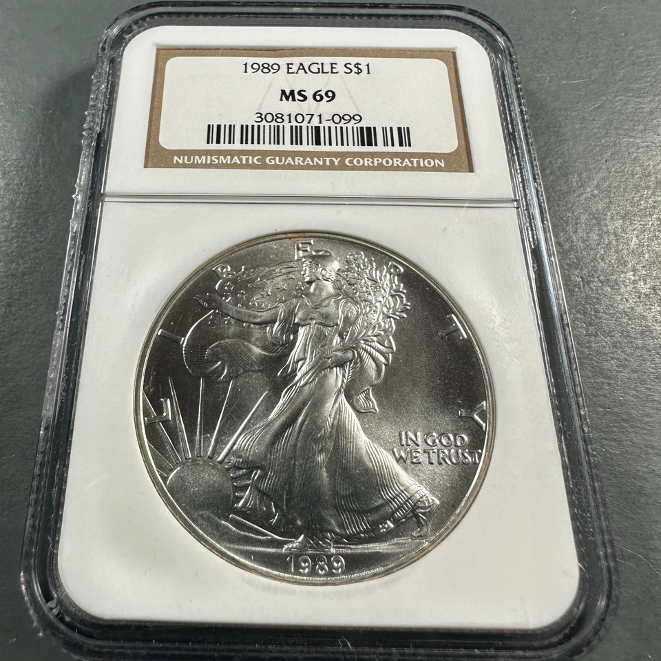 1989 Silver Eagle NGC MS69 (87574) - Image 1 of 2