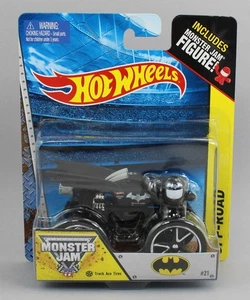 HOT WHEELS 1:64 MONSTER JAM 2013 BATMAN Track Ace Tires w/FIGURE *NIP* - Picture 1 of 1
