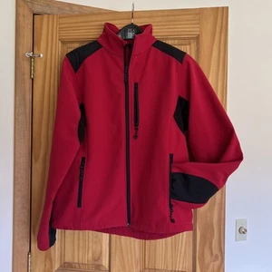 Black Diamond Mens Large Soft Shell Long Sleeve Full Zip Windstopper Jacket Red - Picture 1 of 8