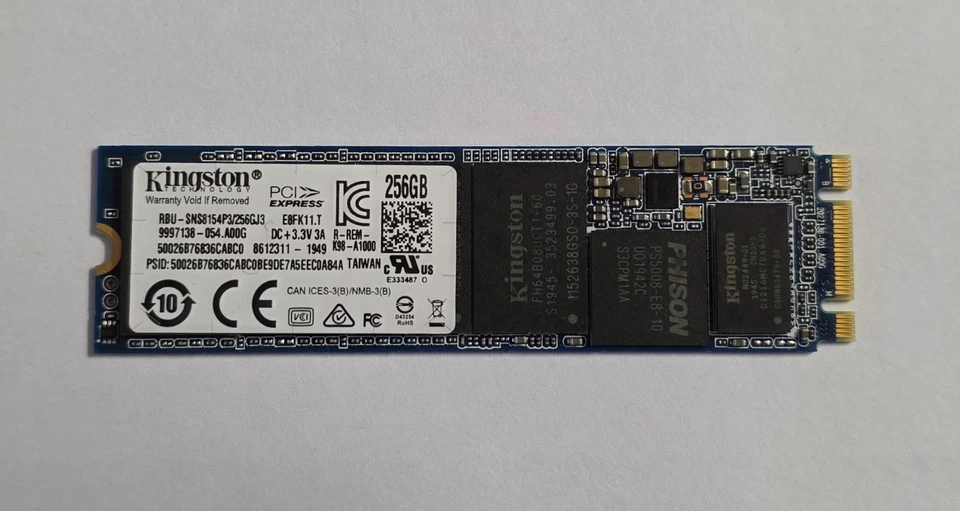 KINGSTON SSD M.2 2280 256GB RBU-SNS8154P3/256GJ3 Foto 1 de 1