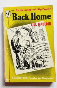 Back Home by Bill Mauldin Paperback 1948 - Picture 1 of 5