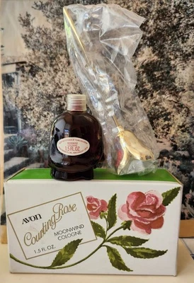 Moonwind Cologne de Avon. Botella completa jarra Courting Rose 1,5 fl oz años 70 Foto 1 de 4