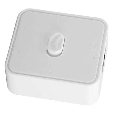 Gigabit Network Switch 2 Port 10/100/1000Mbps 2 In 1 Out 1 In 2 Out PoE Exte AP9 - Image 1 of 4