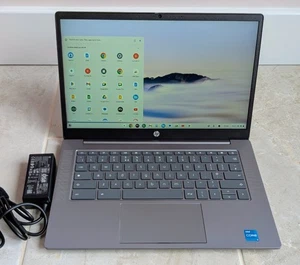 2025 HP 14" Chromebook Plus 14A-NF0000NA | i3 N305 8GB RAM 256GB +PSU & HP WRNTY - Picture 1 of 12