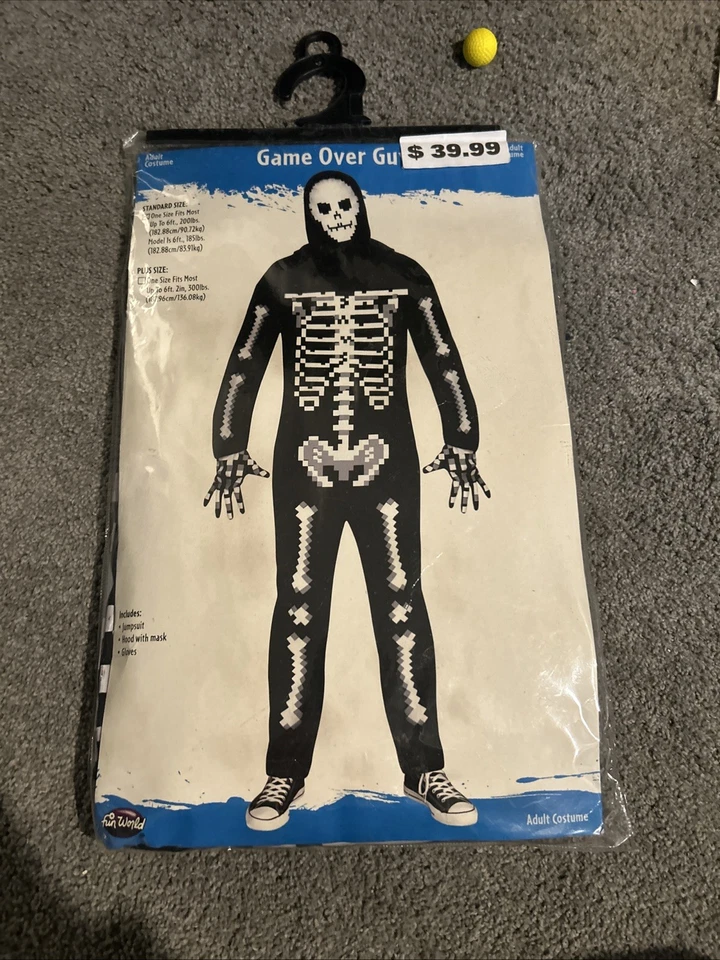 Game Over Guy Costume Halloween Adult Male - Image 1 of 3