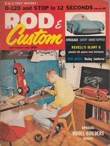 Rod & Custom September 1961 – Special Model Builders Issue / Revell's Slant 6 / - Picture 1 of 3