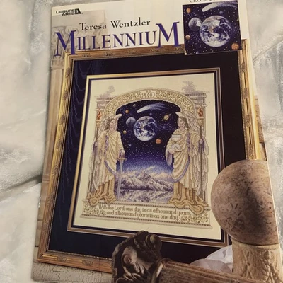 Leisure Arts Teresa Wentzler Millennium Angels Cross Stitch Pattern - Image 1 of 4