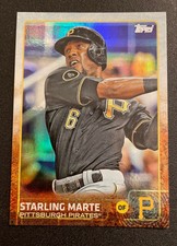 2015 Topps Series One Rainbow Foil Starling Marte #79 Pittsburgh Pirates 
