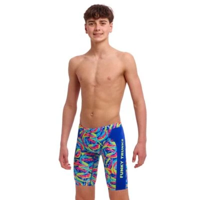 Funky Trunks Boys Choppy Waters Eco Training Jammer Swimwear, Boys Swimsuit - Bild 1 von 4