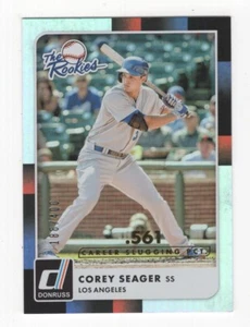 2016 DONRUSS BASEBALL CAREER STAT LINE 186/400 THE ROOKIES COREY SEAGER DODGERS - Picture 1 of 2