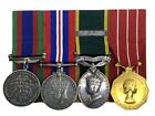 WW2 Canadian Medal Group with CD and Efficiency Medal with Bar B62711 JJ Beswick