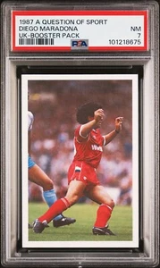 1987 A Question of Sport UK Booster Pack - Diego Maradona PSA 7 - Napoli - Bild 1 von 2