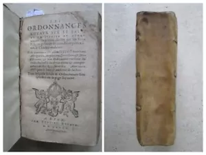 LES ORDONNANCES ROYAUX sur le faict de la justice, procès, 1585/87. - Picture 1 of 24