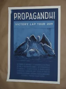 Propagandhi poster gig art print Victory Lap Tour 2019 signed Justin Santora - Picture 1 of 5