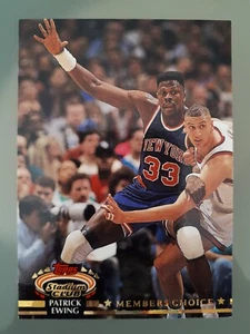 1992-93 Topps Stadium Club Member's Choice Patrick Ewing #207 New York Knicks B - Bild 1 von 2