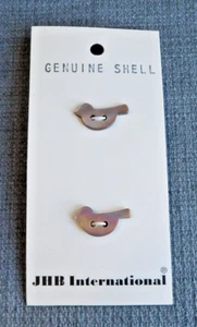 VintageGoofy Buttons Bird Mother of Pearl #040-N - Picture 1 of 4