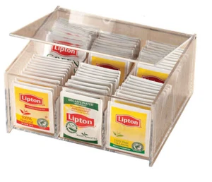 Acrylic Tea Bag Box - Picture 1 of 3