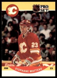 1990-91 ProSet Stephane Matteau #593