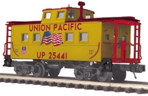 20-91718 scala O MTH Premier acciaio caboose centrale cupola-Union Pacific - Foto 1 di 1