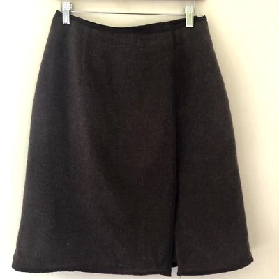 Falda lápiz recta Chadwicks para mujer talla 8 mezcla de lana marrón trabajo profesional 523 Foto 1 de 4