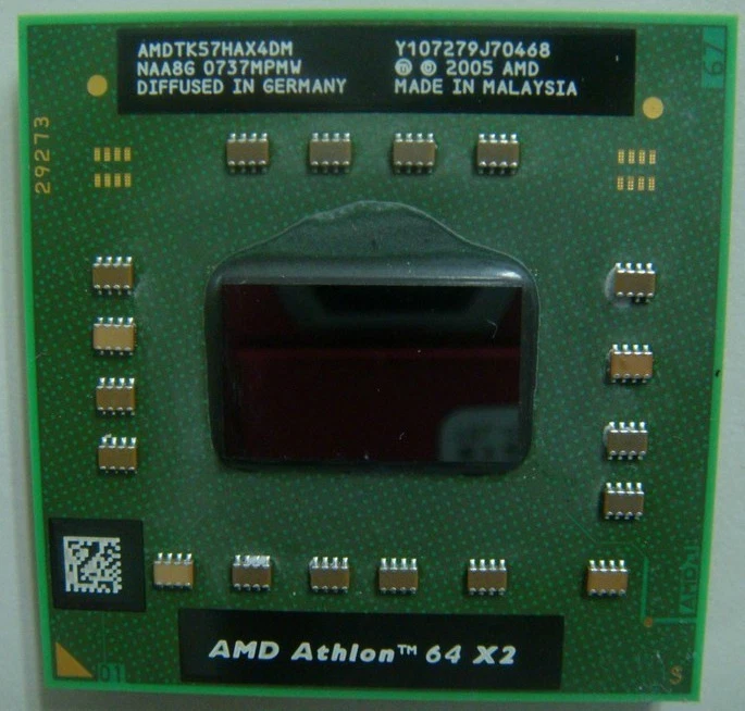 AMD Athlon™ 64 X2 1.90 GHz TK-57 CPU Mobile Processor AMDTK57HAX4DM socket S1 - Image 1 of 1