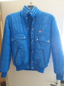 Blouson Marlboro Leisure Wear Andrea de Adamich Bleu Rare Vintage - Picture 1 of 9