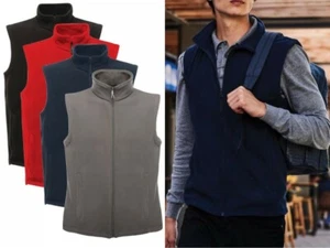 Regatta MENS Gilet Microfleece Full Zip Bodywarmer Lightweight Vest 340 - Picture 1 of 7