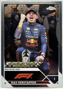 MAX VERSTAPPEN 2023 TOPPS CHROME F1 RED BULL Base Card #163 - Picture 1 of 2