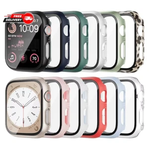 Glass+Cover for Apple Watch Case 44Mm 40Mm 45Mm 41Mm 42Mm 38Mm Accessories Scree - Picture 1 of 33