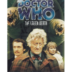 Doctor Who The Green Death 10x8 Photo Signed By Katy Manning and Stewart Bevan - Picture 1 of 1