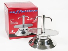 Caffettiera Inox Express 2 Becchi Induzione